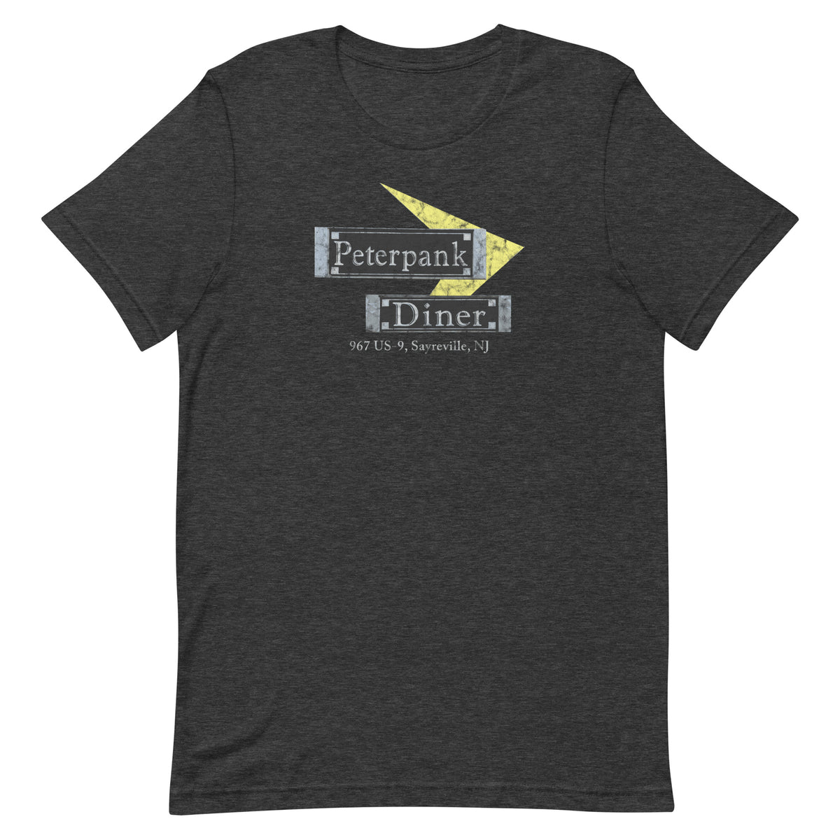 Peter Pank Diner - SAYREVILLE - Unisex t-shirt Dark Grey Heather