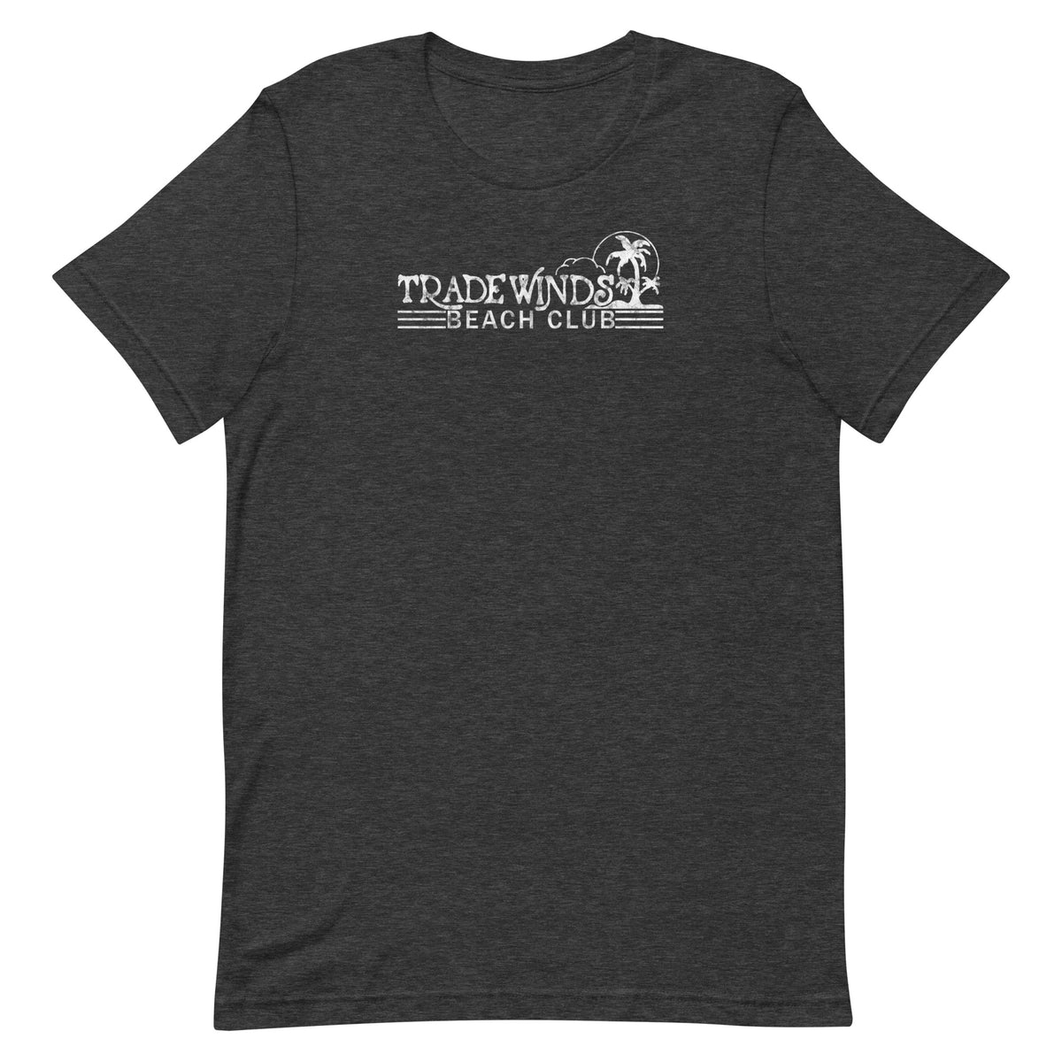 Tradewinds Beach Club - SEA BRIGHT - Unisex t-shirt Dark Grey Heather