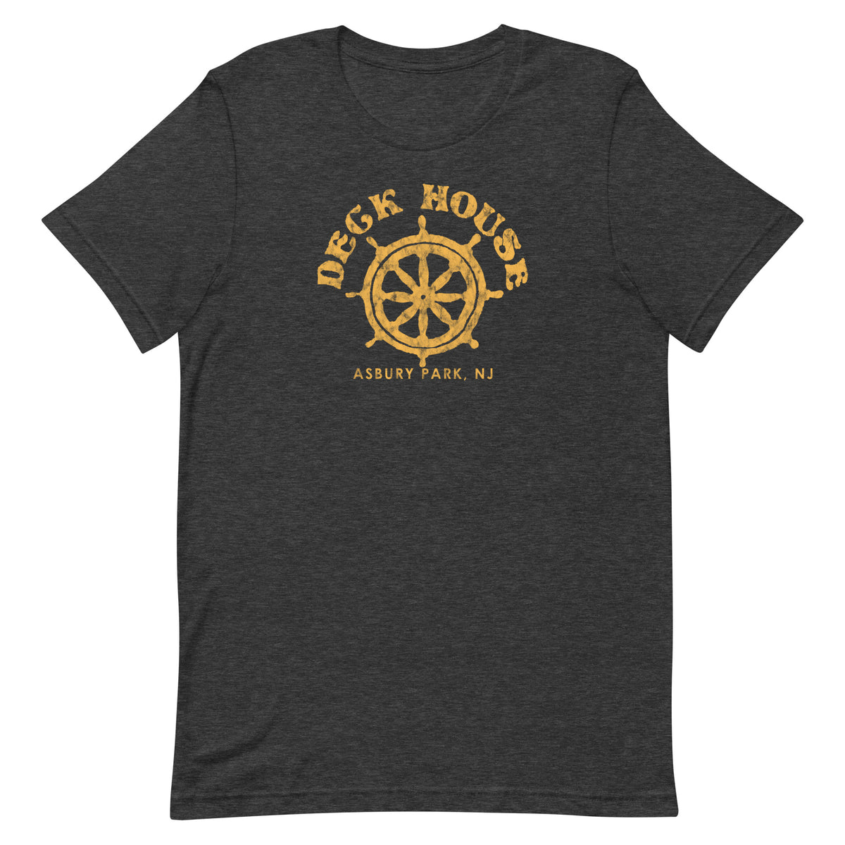 Deck House - ASBURY PARK - Unisex t-shirt Dark Grey Heather