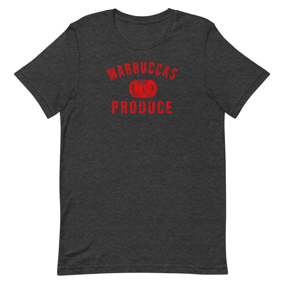 Marrucca's Produce - ASBURY PARK - Unisex t-shirt Dark Grey Heather