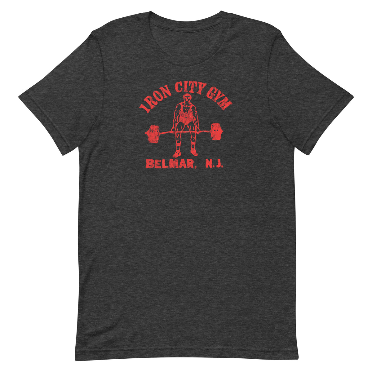 Iron City Gym - BELMAR - Unisex t-shirt Dark Grey Heather
