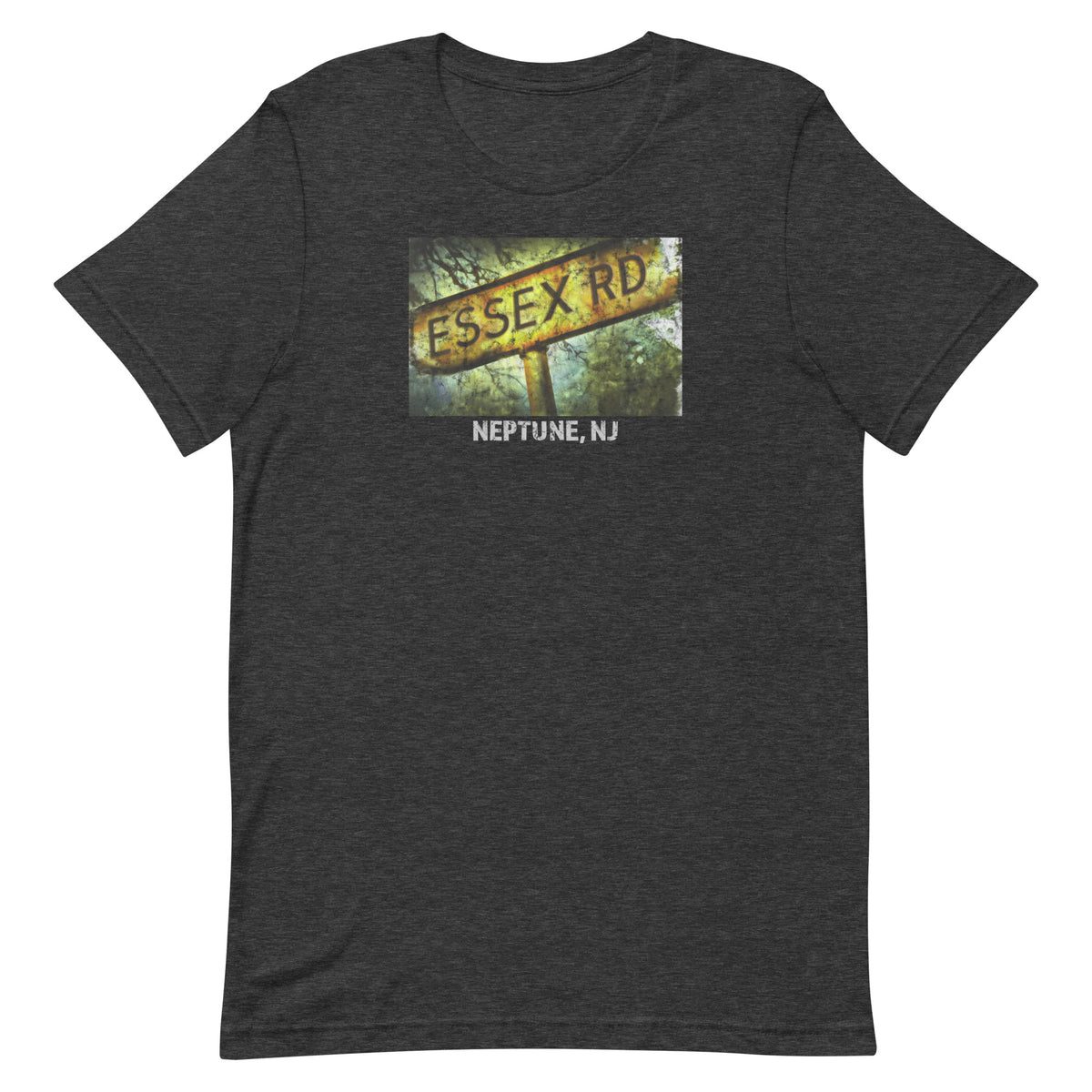 Essex Rd. - NEPTUNE - Unisex t-shirt Dark Grey Heather