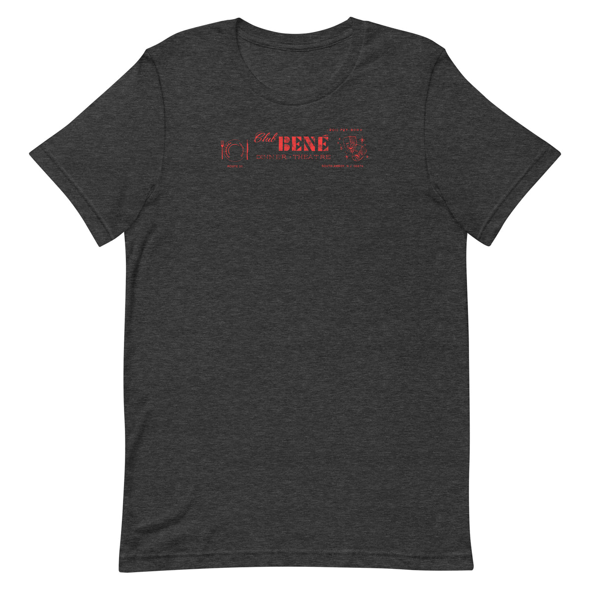 Club Bené - SOUTH AMBOY - Unisex t-shirt Dark Grey Heather