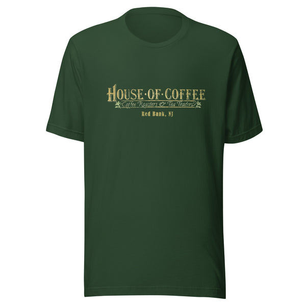 House of Coffee - RED BANK - T-shirt unisex