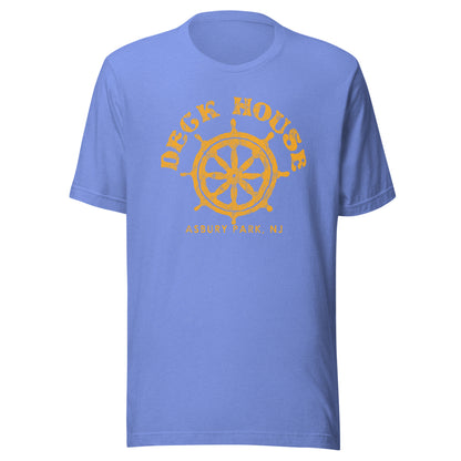 Deck House - ASBURY PARK - Unisex t-shirt Heather Columbia Blue