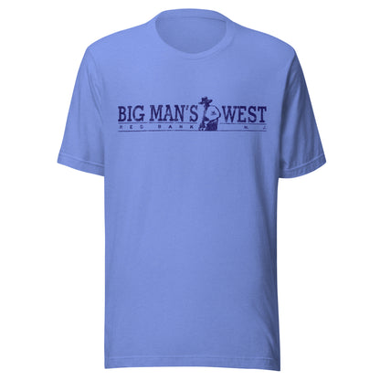 Big Man's West - RED BANK - Short sleeve t-shirt Heather Columbia Blue