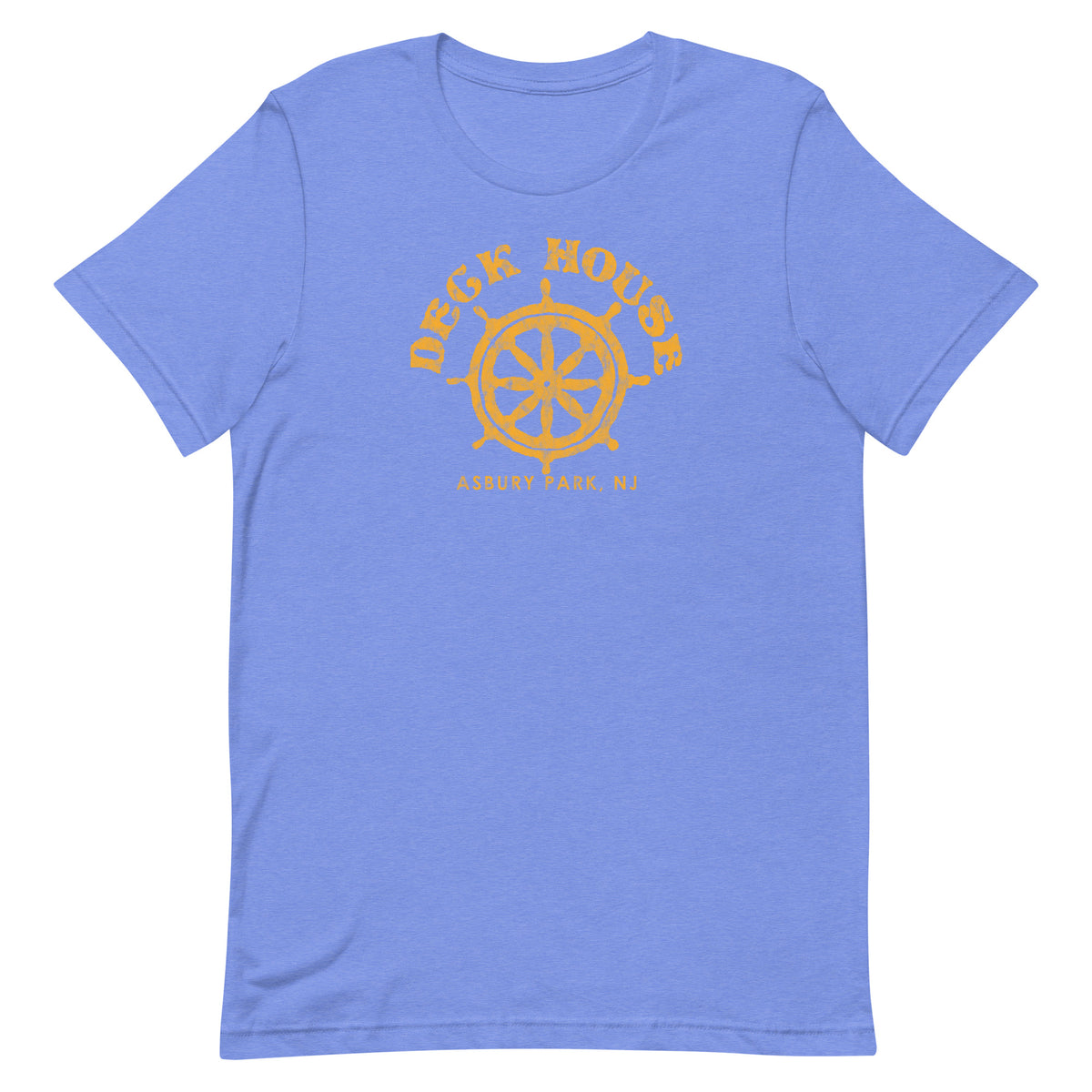 Deck House - ASBURY PARK - Unisex t-shirt Heather Columbia Blue