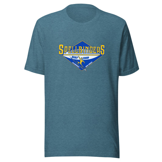 Spellbinder's Surf & Snow - ALLENHURST - Unisex t-shirt Heather Deep Teal