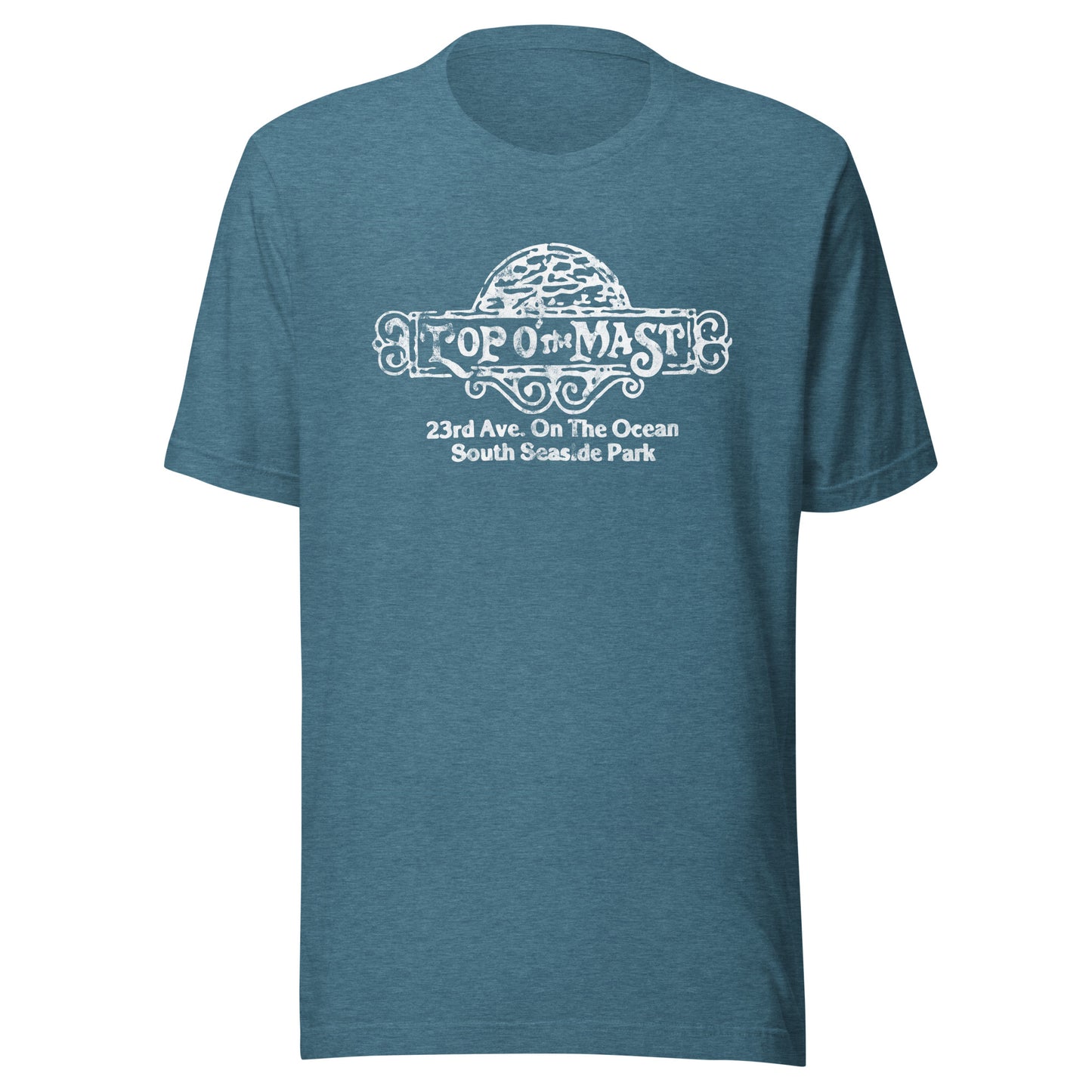 Top O' The Mast - SEASIDE PARK - Unisex t-shirt Heather Deep Teal