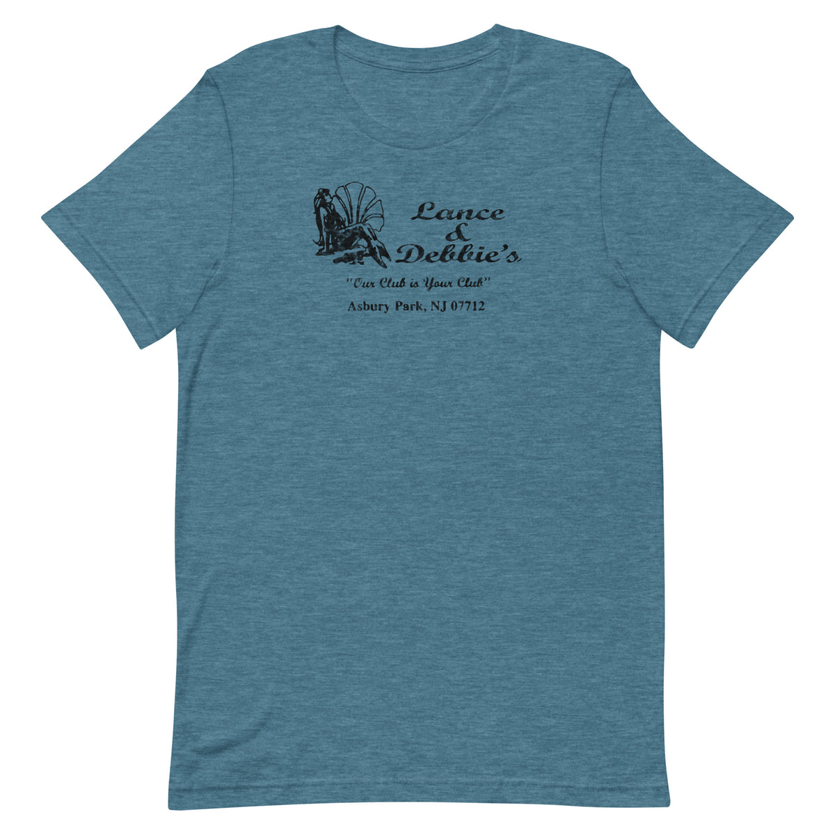 Lance & Debbie's - ASBURY PARK - Unisex t-shirt Heather Deep Teal
