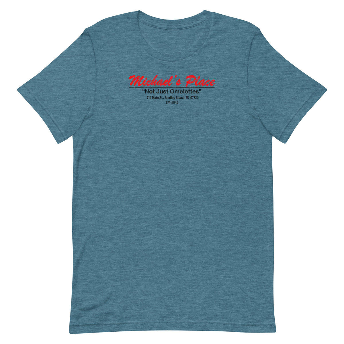 Michael's Place - BRADLEY BEACH - Unisex t-shirt Heather Deep Teal