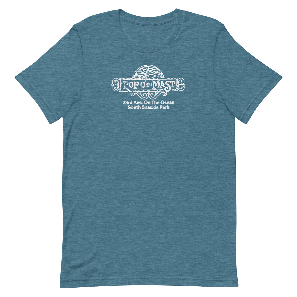 Top O' The Mast - SEASIDE PARK - Unisex t-shirt Heather Deep Teal