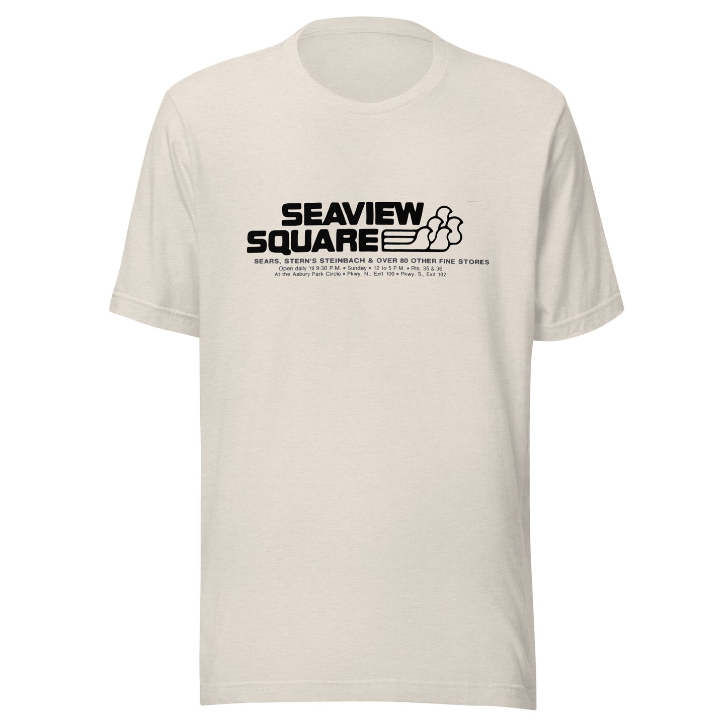Seaview Square Mall - OCEAN / NEPTUNE - Unisex t-shirt Heather Dust