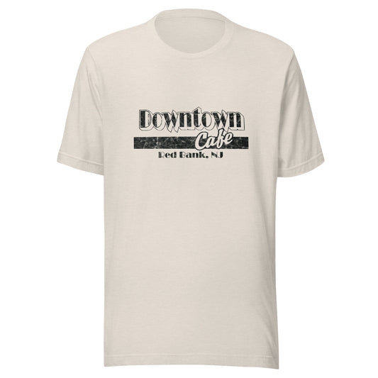Downtown Cafe - RED BANK - Unisex t-shirt Heather Dust
