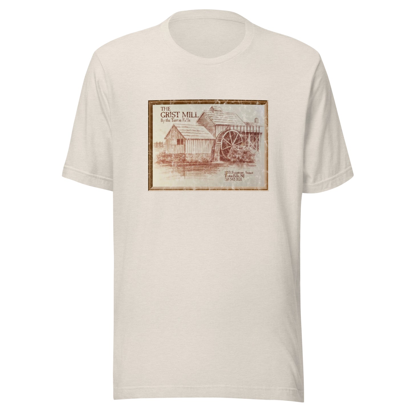 The Grist Mill - TINTON FALLS - Unisex t-shirt Heather Dust