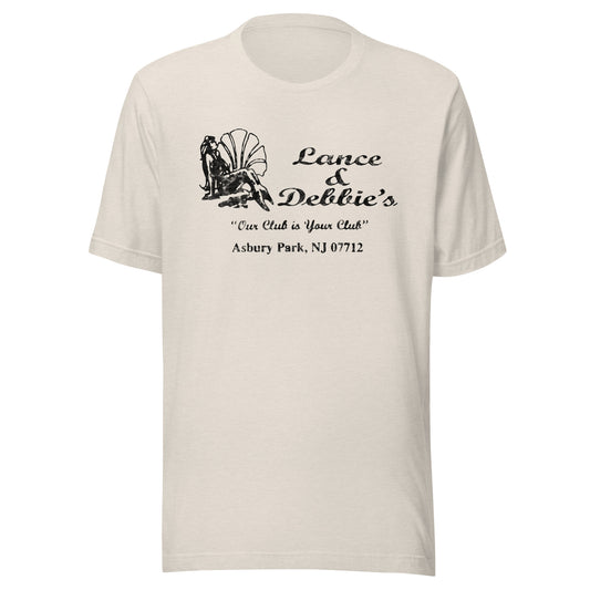 Lance & Debbie's - ASBURY PARK - Unisex t-shirt Heather Dust