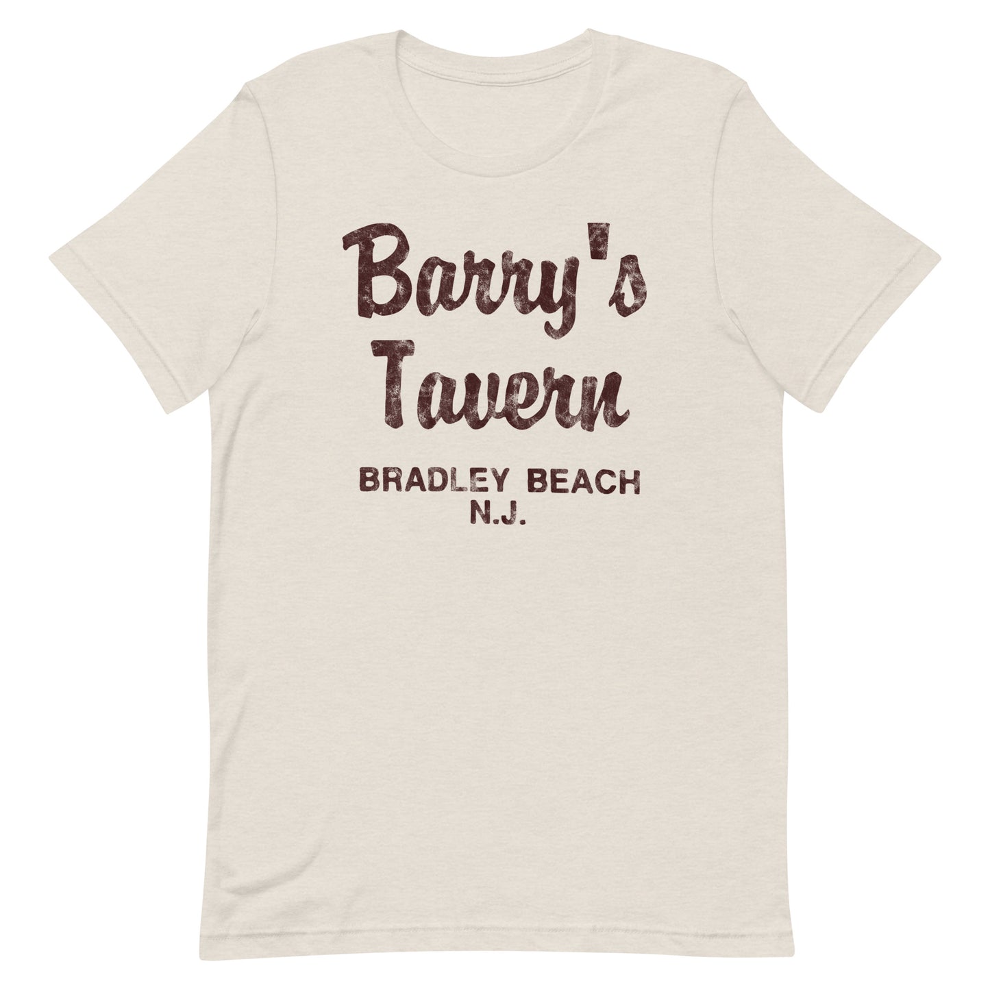 Barry's Tavern - BRADLEY BEACH - Unisex t-shirt Heather Dust