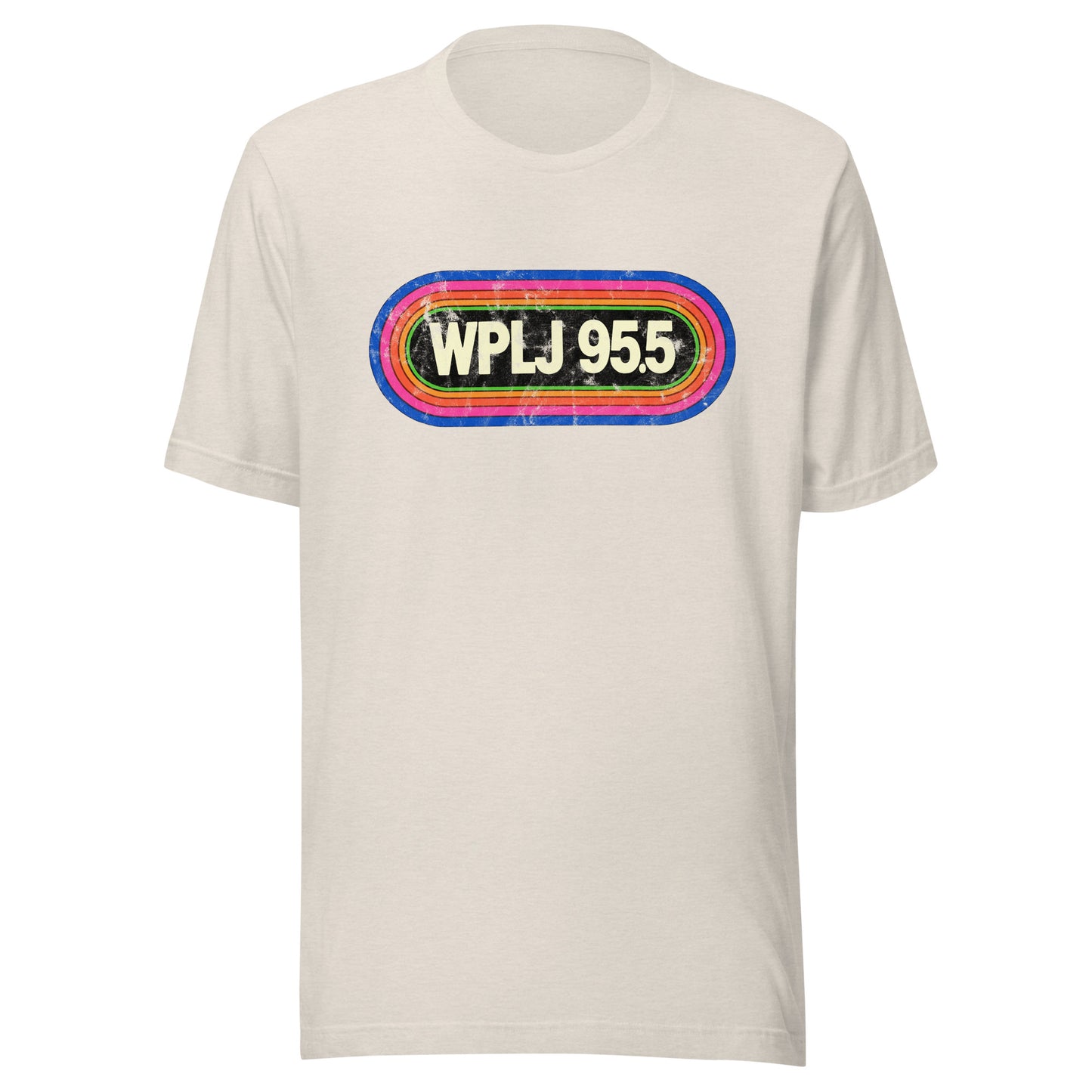 WPLJ 95.5 - NEW JERSEY / NEW YORK / CONNECTICUT - Unisex t-shirt Heather Dust