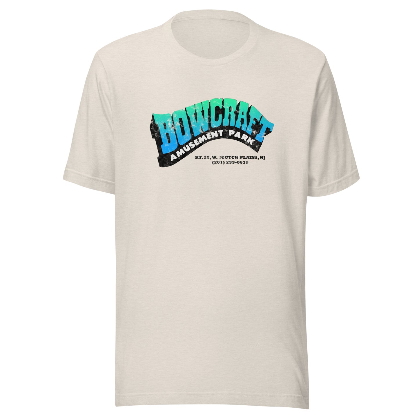 Bowcraft Amusement Park - SCOTCH PLAINS - Unisex t-shirt Heather Dust