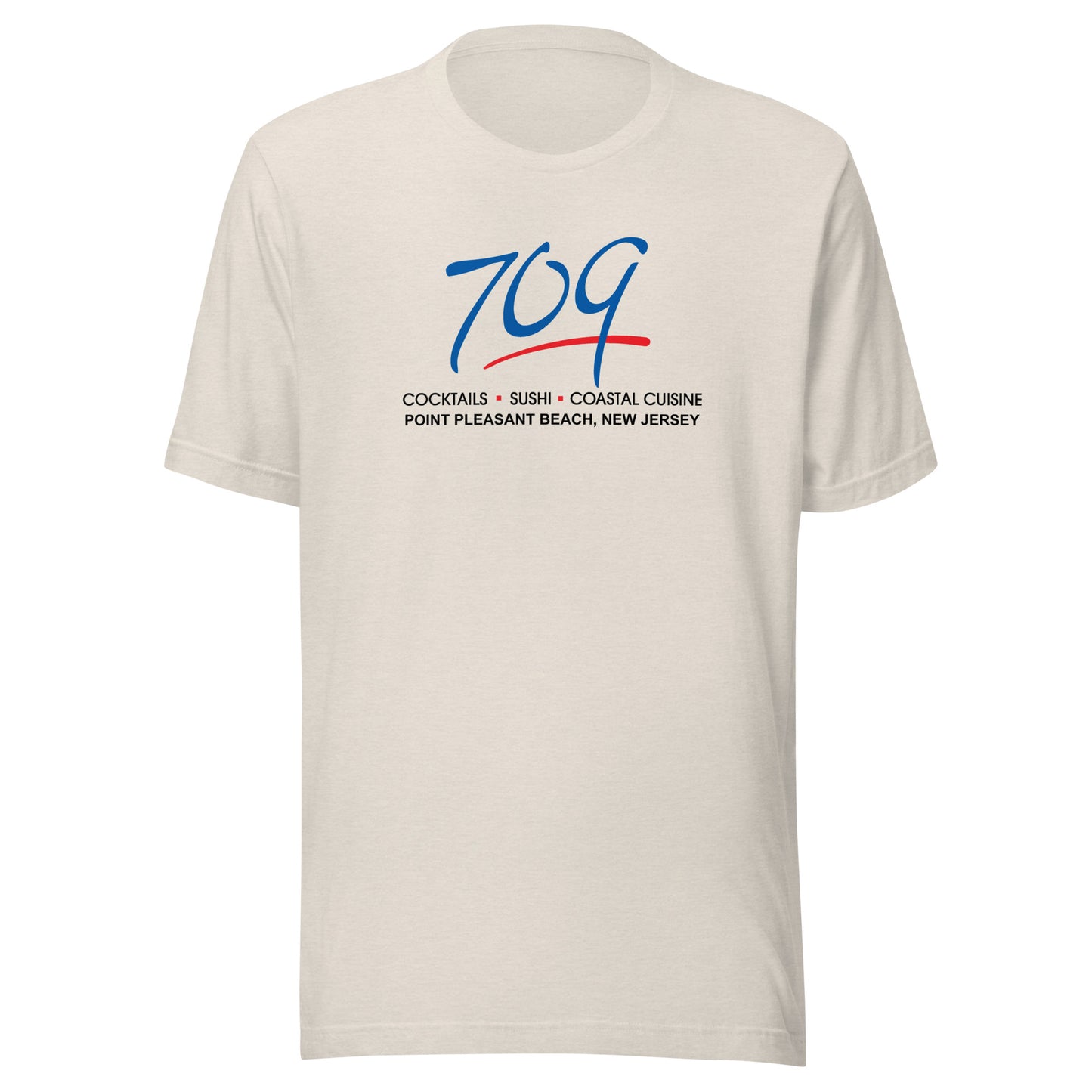 709 - POINT PLEASANT BEACH - Unisex t-shirt Heather Dust