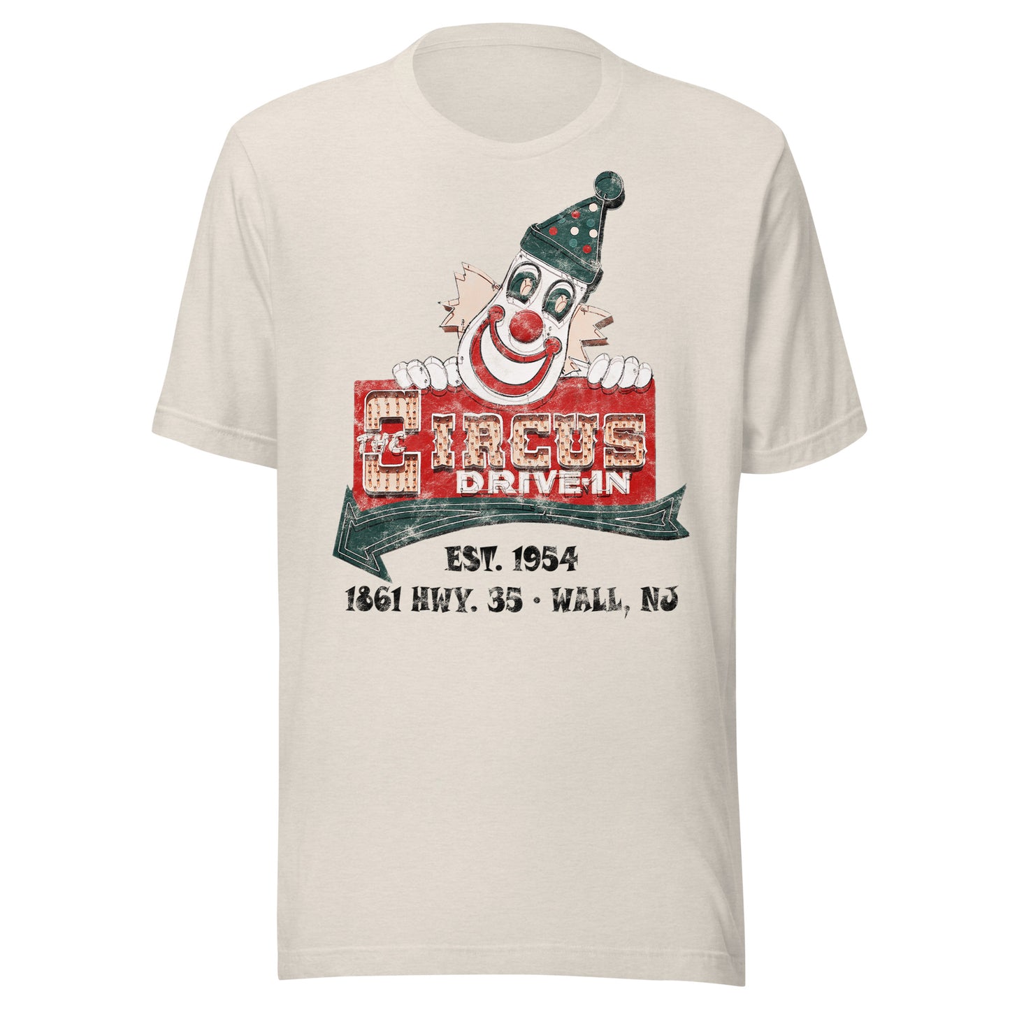 The Circus Drive-In - WALL - Short sleeve t-shirt Heather Dust