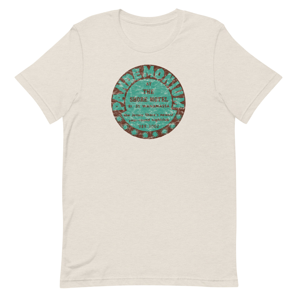 Pandemonium (at the Shore Motel) - WANAMASSA - Unisex t-shirt