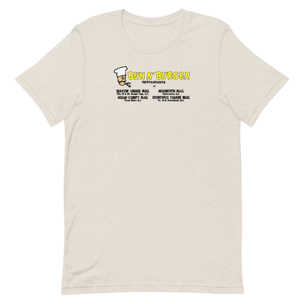 Bun N' Burger - EATONTOWN / OCEAN / TOMS RIVER - Unisex t-shirt