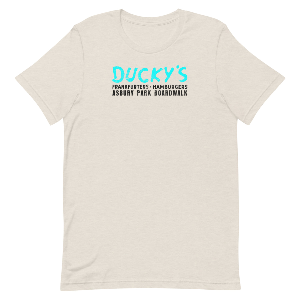 Ducky's - ASBURY PARK - Unisex t-shirt Heather Dust