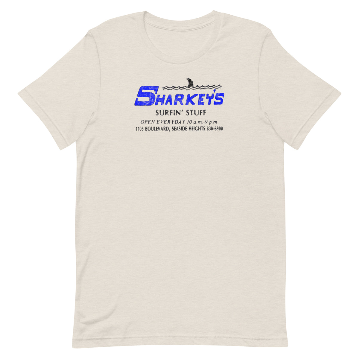 Sharkey's - SEASIDE HEIGHTS - Unisex t-shirt Heather Dust