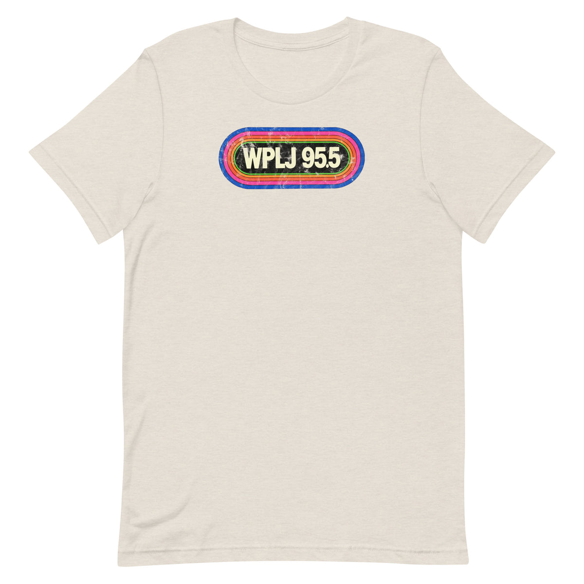 WPLJ 95.5 - NEW JERSEY / NEW YORK / CONNECTICUT - Unisex t-shirt Heather Dust