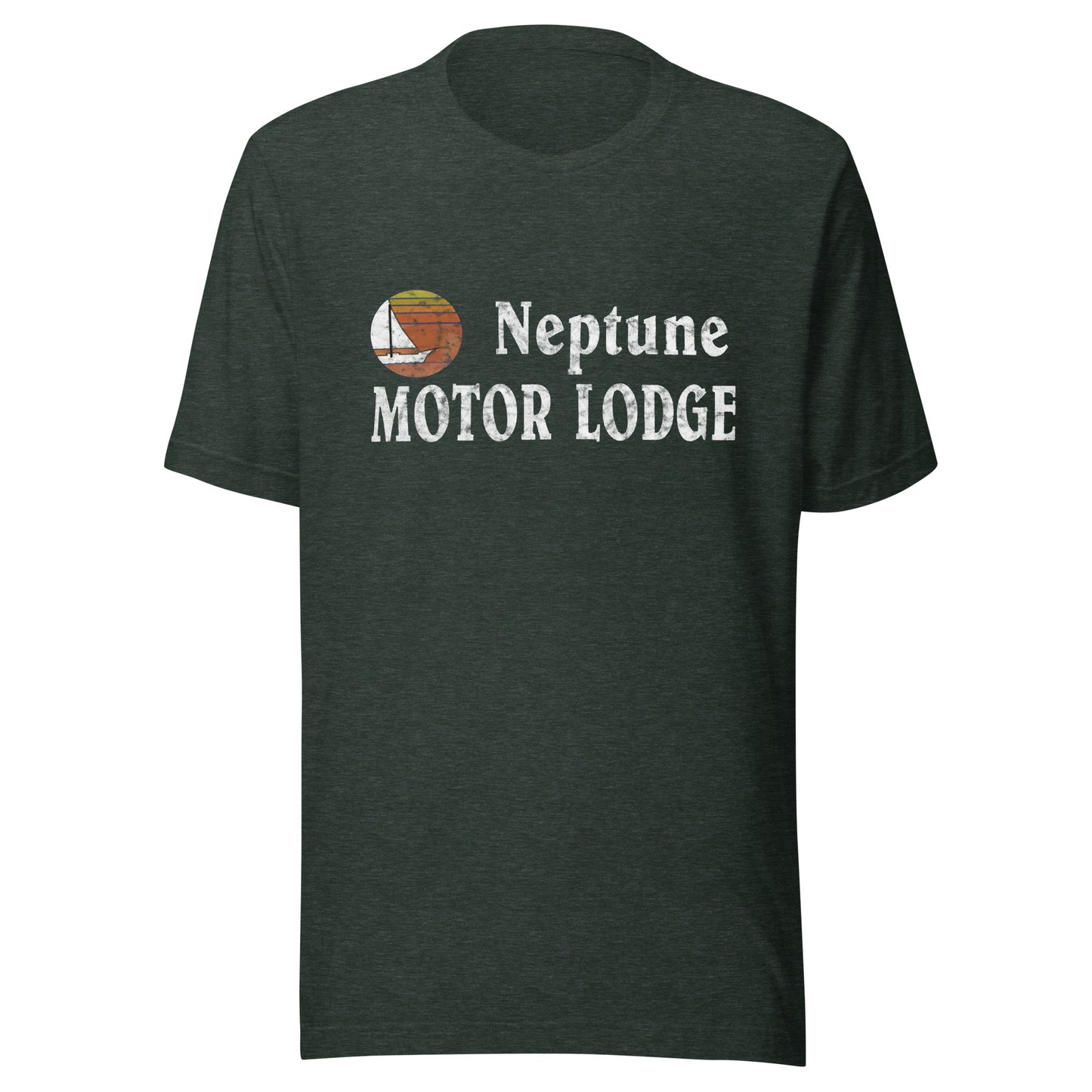 Neptune Motor Lodge - NEPTUNE - Unisex t-shirt Heather Forest