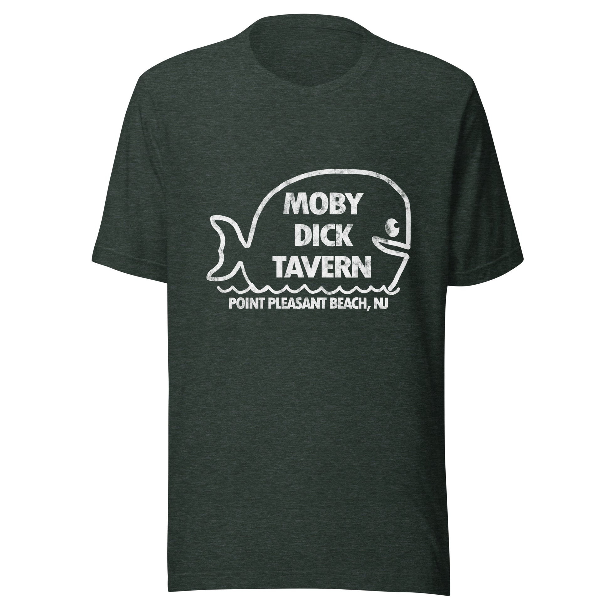 MOBY DICK TAVERN - POINT PLEASANT BEACH - Unisex t-shirt Heather Forest