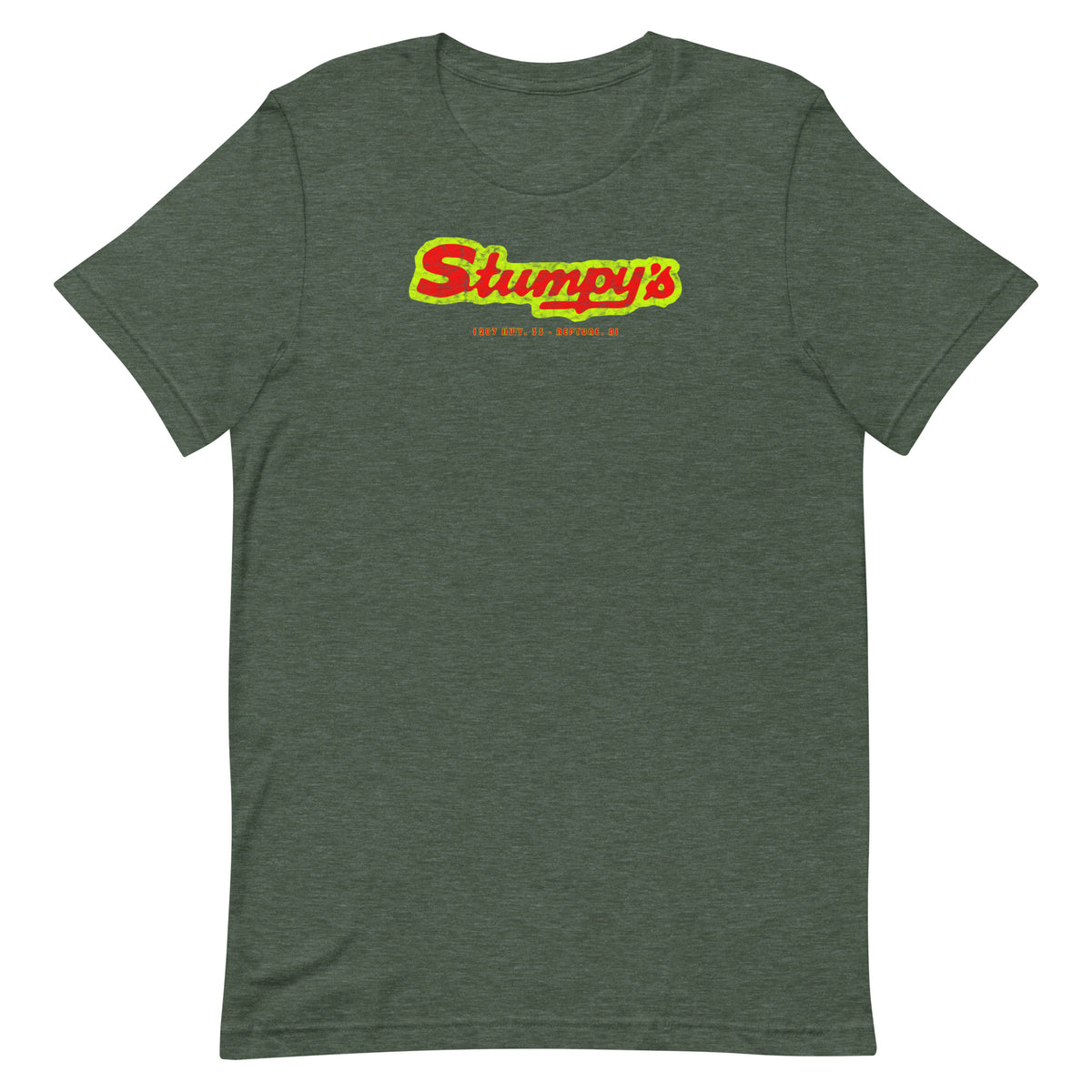 Stumpy's - NEPTUNE - Unisex t-shirt Heather Forest