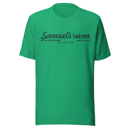 Samuel's Locksmith - ASBURY PARK - Unisex t-shirt Heather Kelly