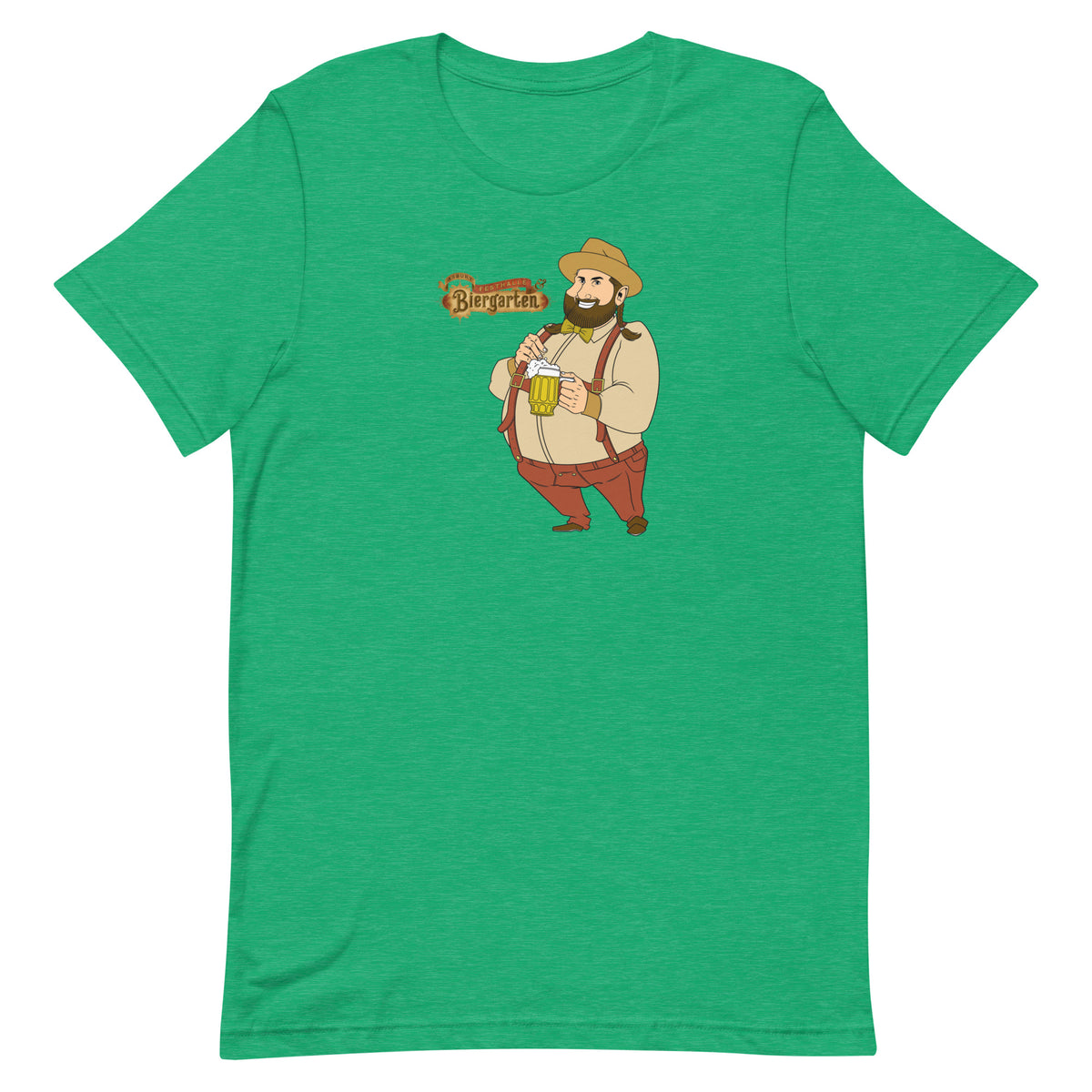 Asbury Festhalle & Biergarten / Flat Andy - ASBURY PARK - Unisex t-shirt Heather Kelly