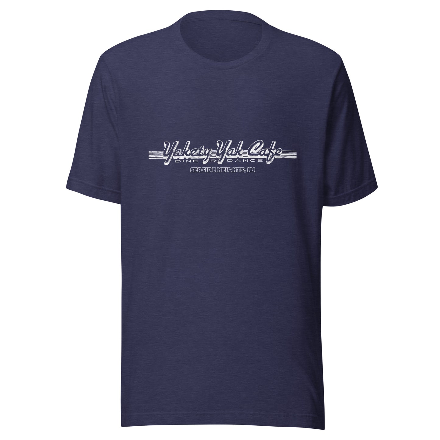 Yakety Yak Cafe - SEASIDE HEIGHTS - Unisex t-shirt Heather Midnight Navy