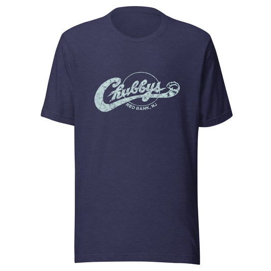 Chubby's - RED BANK - Unisex t-shirt Heather Midnight Navy