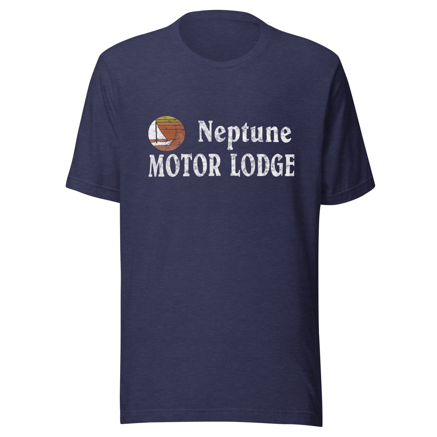 Neptune Motor Lodge - NEPTUNE - Unisex t-shirt Heather Midnight Navy