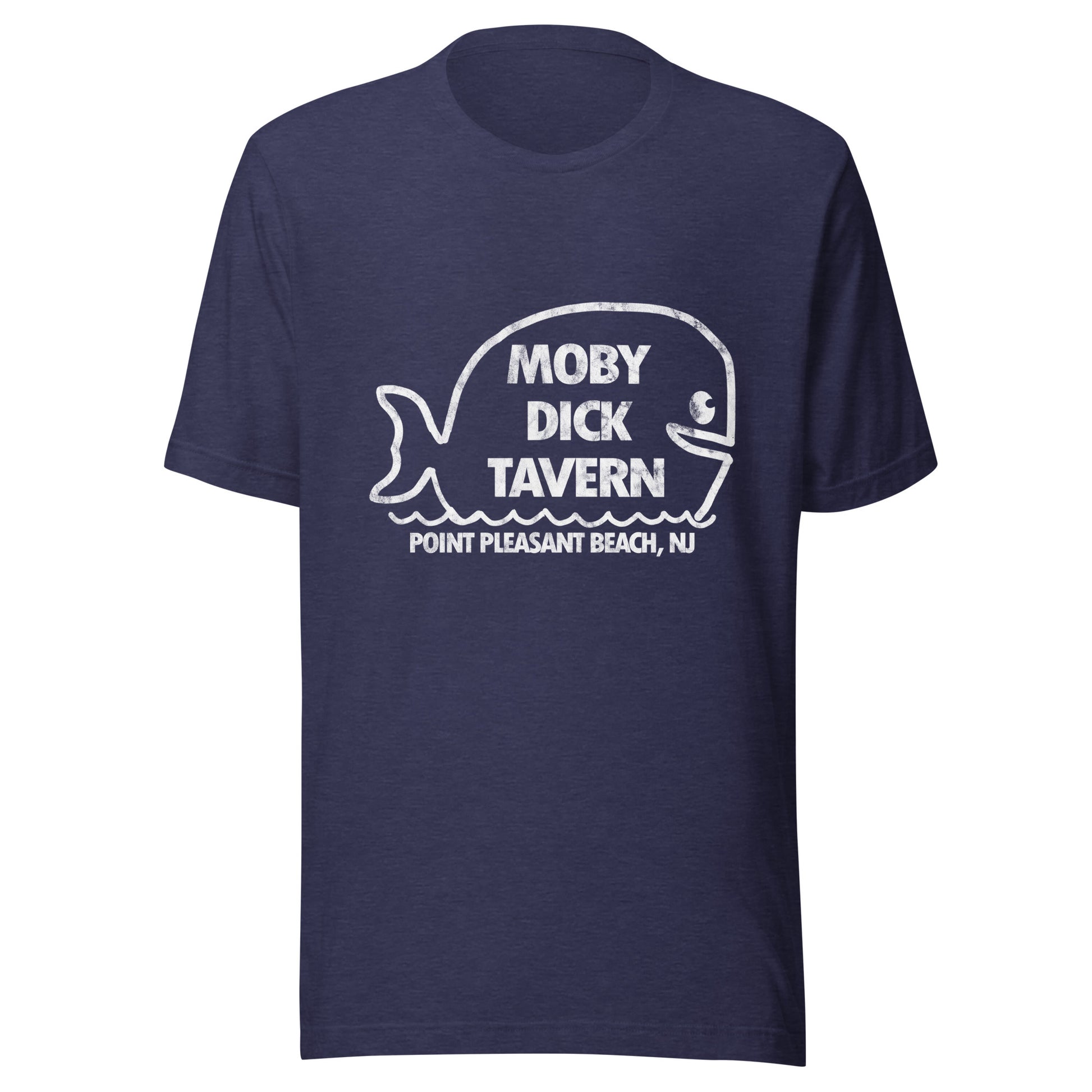 MOBY DICK TAVERN - POINT PLEASANT BEACH - Unisex t-shirt Heather Midnight Navy