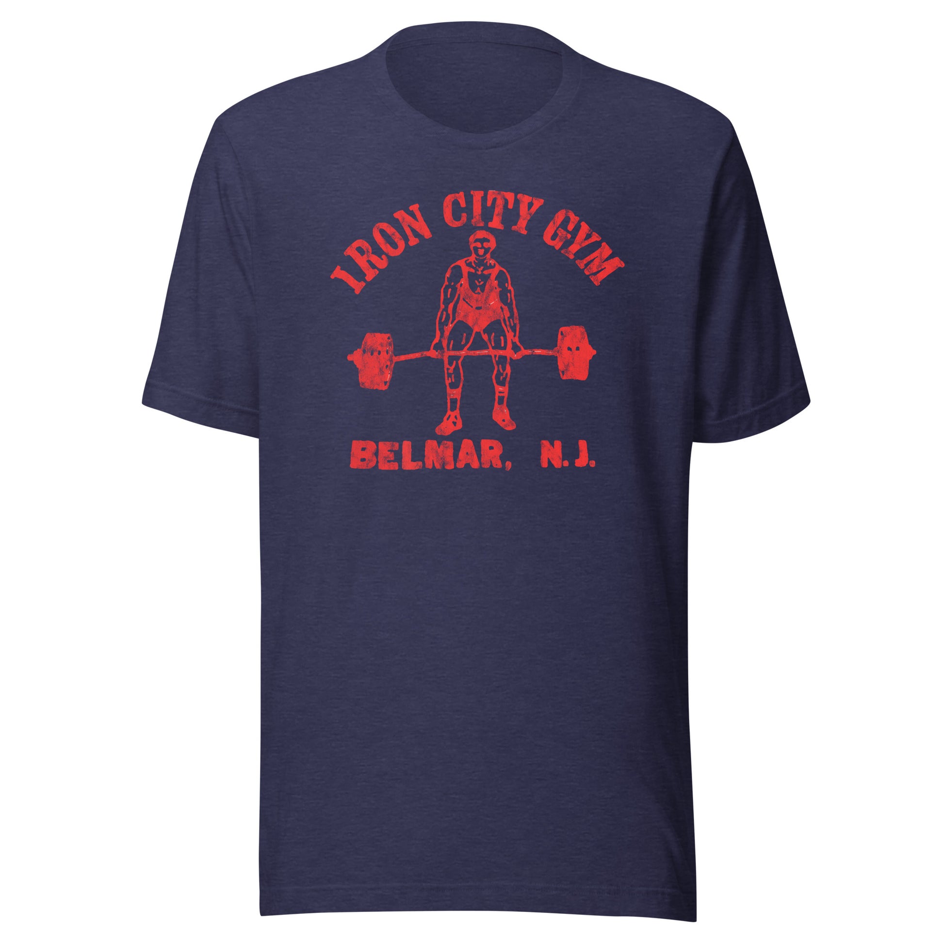 Iron City Gym - BELMAR - Unisex t-shirt Heather Midnight Navy