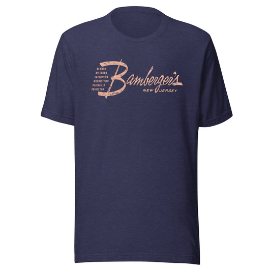 Bamberger's - NEW JERSEY - Unisex t-shirt Heather Midnight Navy
