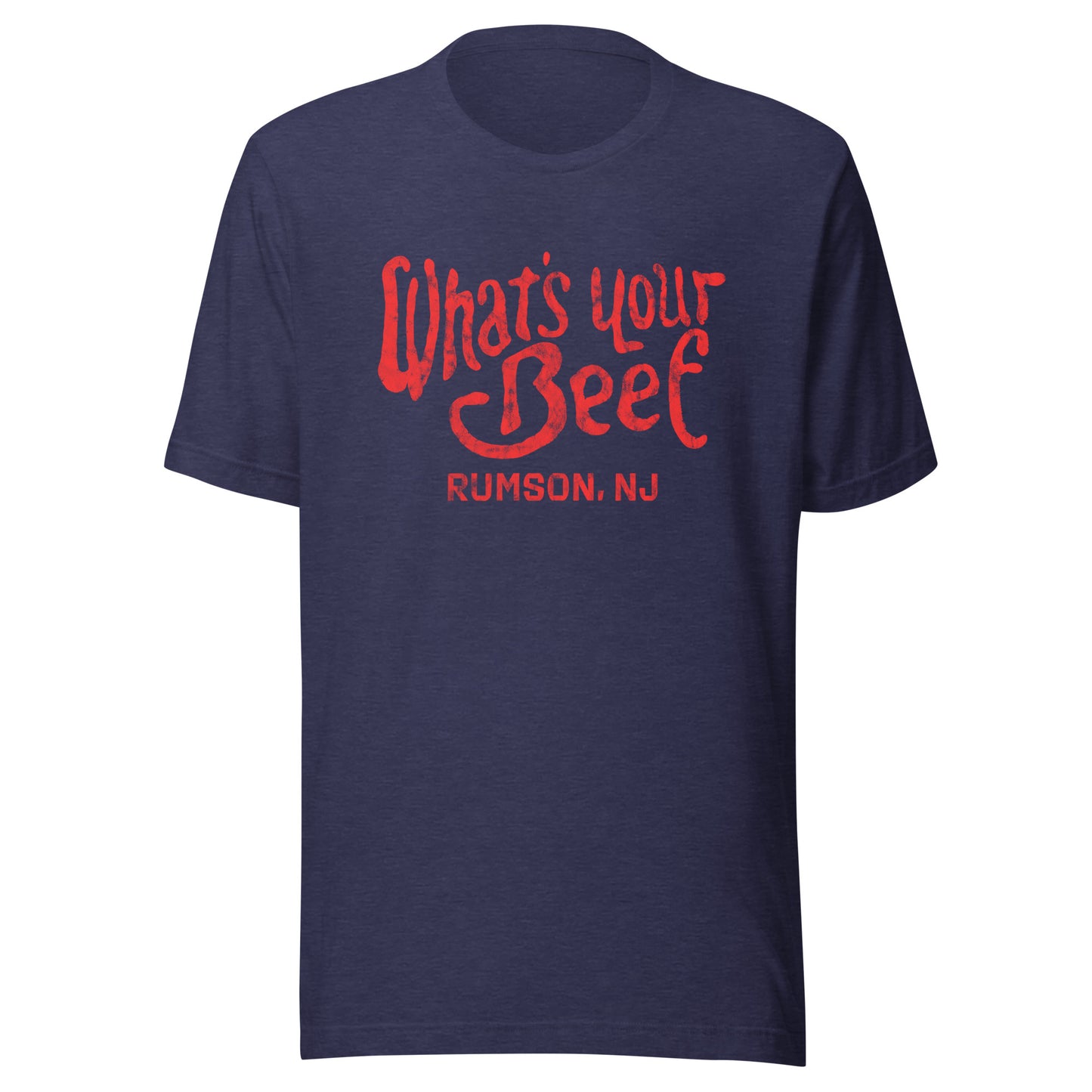 What's Your Beef - RUMSON - Unisex t-shirt Heather Midnight Navy