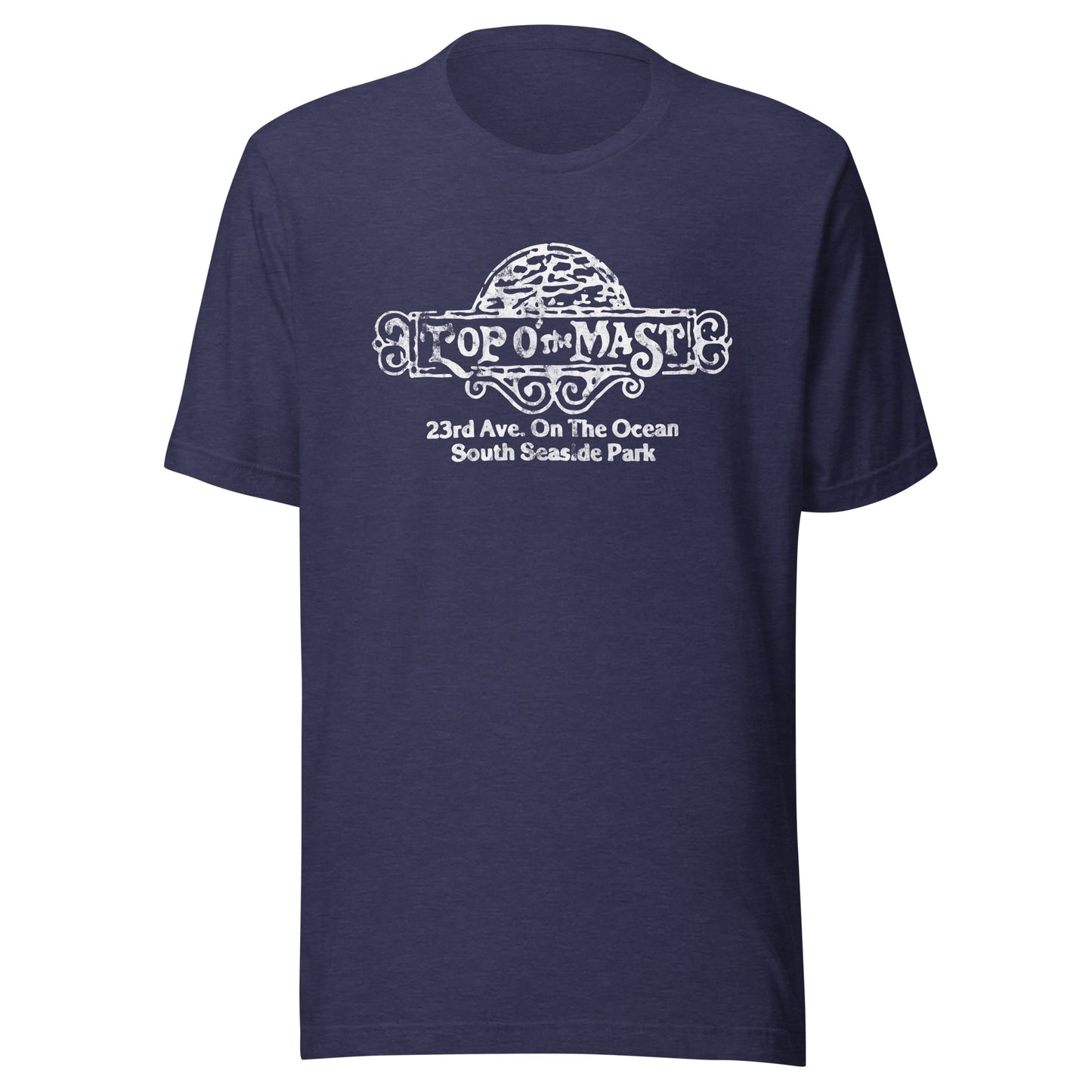 Top O' The Mast - SEASIDE PARK - Unisex t-shirt Heather Midnight Navy