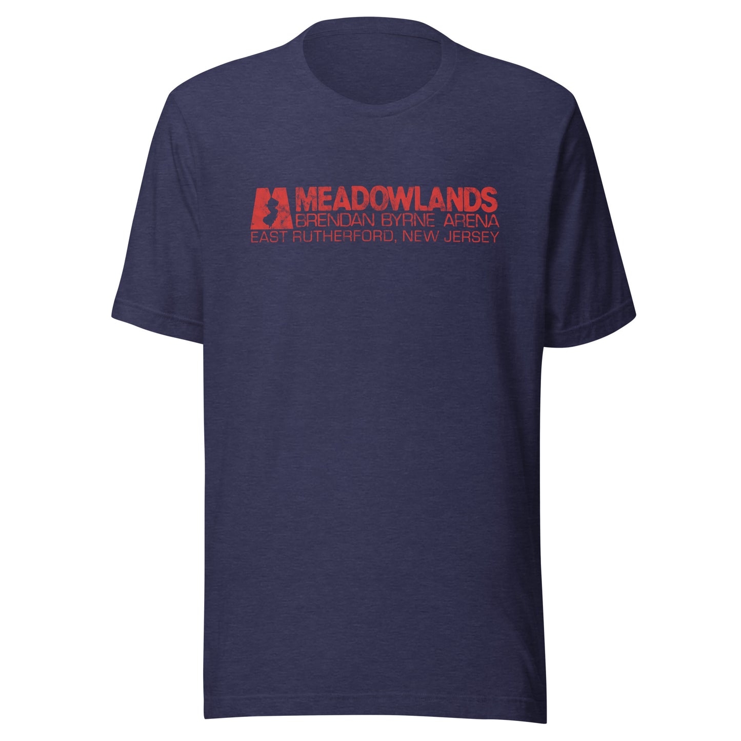 Brendan Byrne Arena - MEADOWLANDS / EAST RUTHERFORD - Unisex t-shirt Heather Midnight Navy