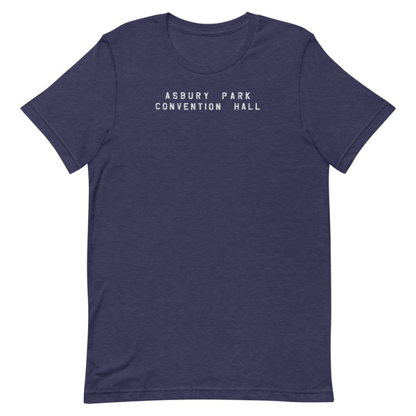 Convention Hall - ASBURY PARK - Unisex t-shirt Heather Midnight Navy