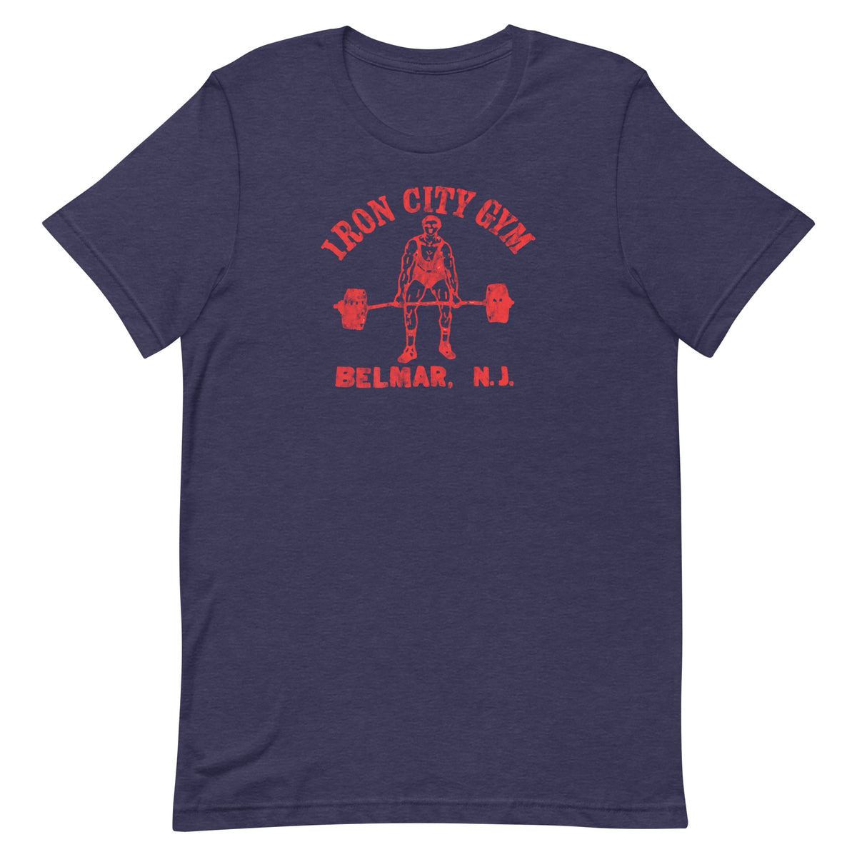 Iron City Gym - BELMAR - Unisex t-shirt Heather Midnight Navy