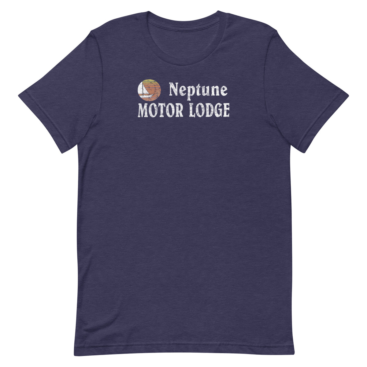 Neptune Motor Lodge - NEPTUNE - Unisex t-shirt Heather Midnight Navy