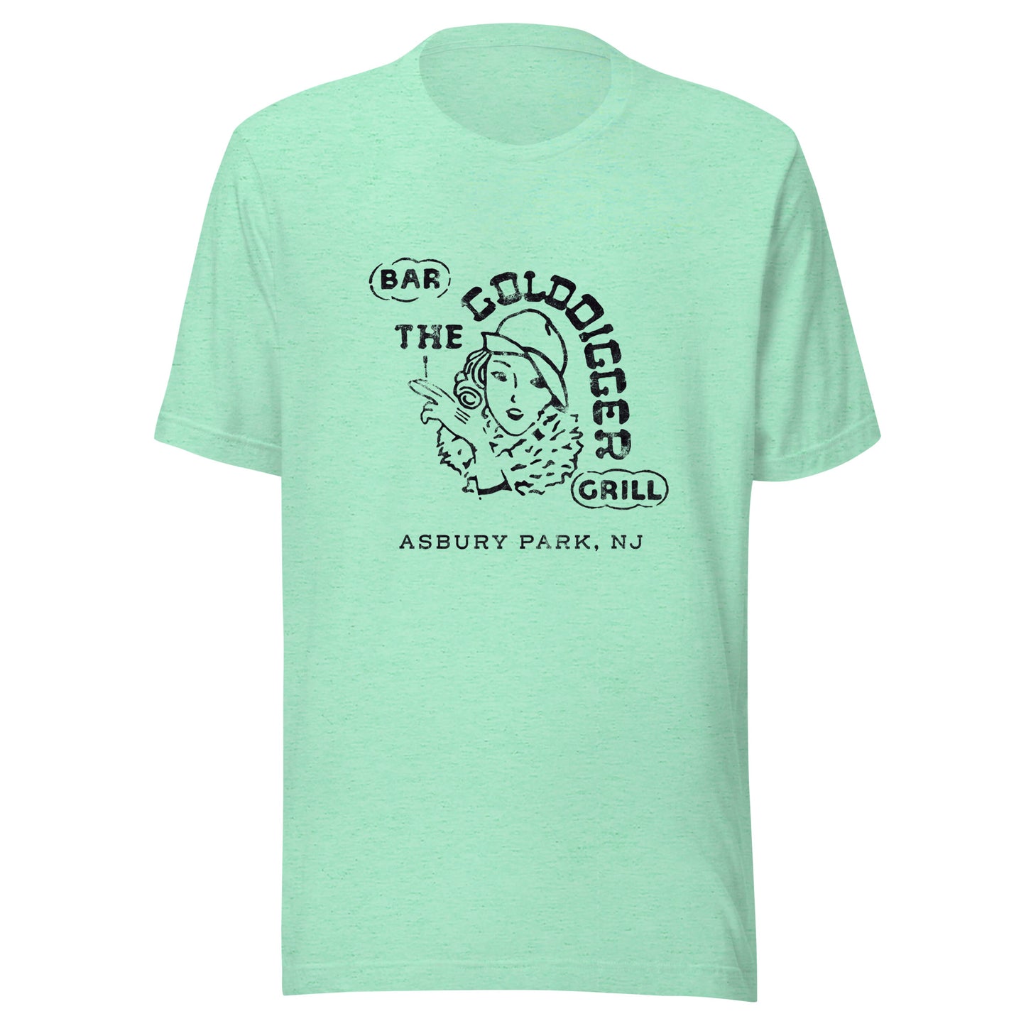 The Golddigger Grill - ASBURY PARK - Unisex t-shirt Heather Mint