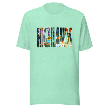 Bud's Grave / HIGHLANDS - HIGHLANDS - Unisex t-shirt Heather Mint