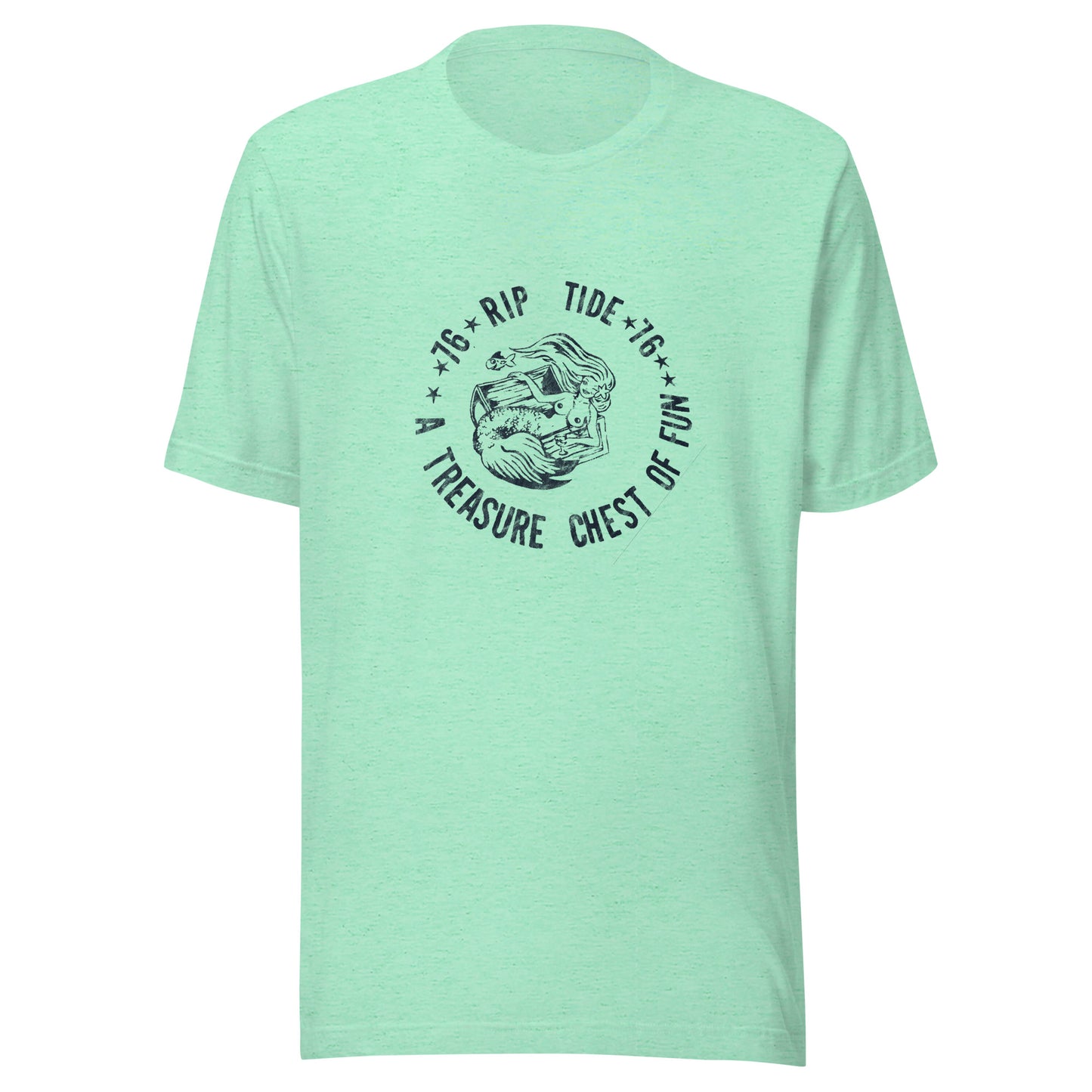 Frank's Rip-Tide Bar - POINT PLEASANT BEACH - Unisex t-shirt Heather Mint